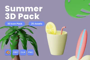 Sommer 3D Icon Pack