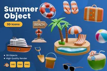 Sommer 3D Icon Pack