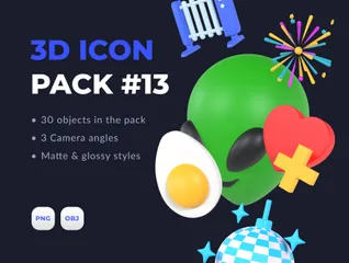 Verschiedenes 3D Illustration Pack