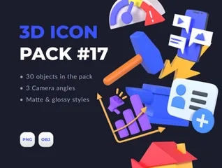 Verschiedenes 3D Illustration Pack