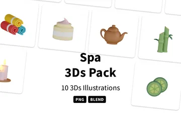 Spa 3D Icon Pack