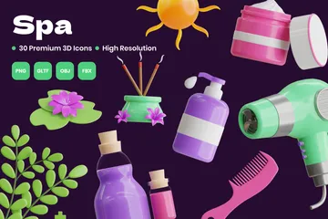 Spa Pack 3D Icon