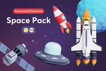 Space 3D Icon Pack