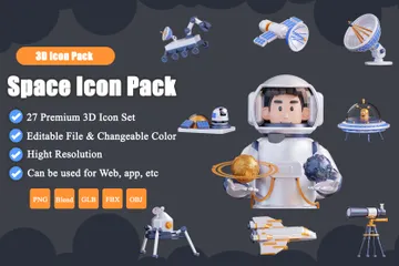 Space 3D Illustration Pack