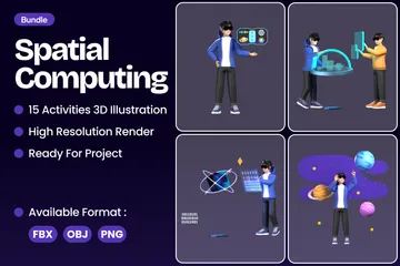 Spatial Computing 3D Illustration Pack