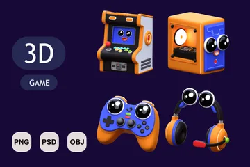 Spiel 3D Icon Pack