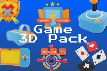 Spiel 3D Icon Pack