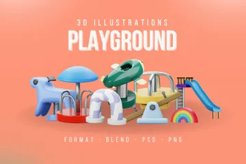 Spielplatz 3D Icon Pack