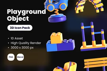 Spielplatz 3D Icon Pack