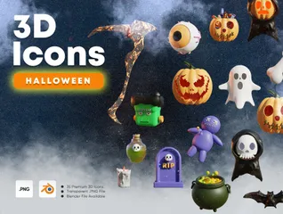 Spooky Halloween 3D  Pack