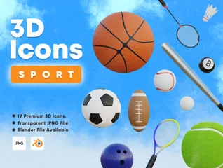 Sport Pack 3D Icon