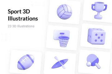 スポーツ 3D Iconパック