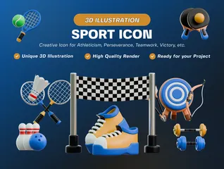 Sport 3D Icon Pack