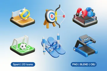 Sport 3D Icon Pack