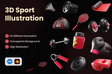 Sport 3D Illustration Pack