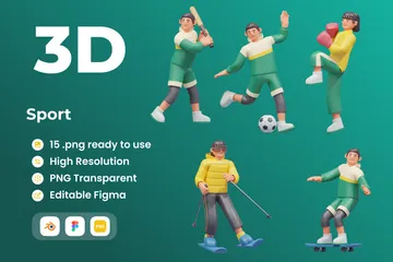 Sport 3D Illustration Pack