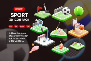Sport Pack 3D Icon