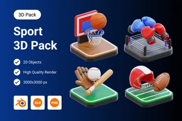 Sport 3D Icon Pack