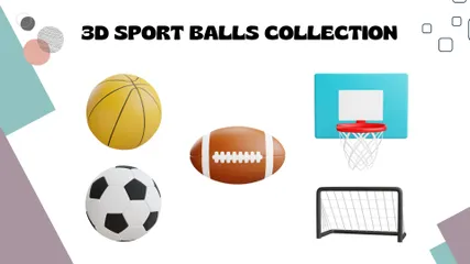 SPORT BALLS COLLECTION 3D Icon Pack