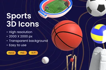 Sports 3D Icon Pack