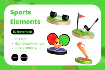 Sports 3D Icon Pack