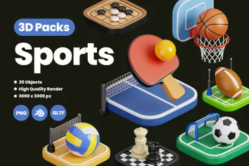 Sports 3D Icon Pack