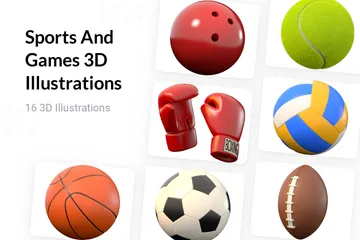 Sports And Games 3D Icon Pack