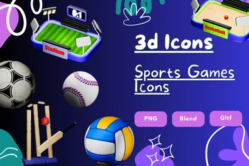 스포츠 게임 3D Icon 팩