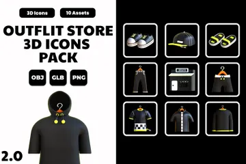 STORE 3D Icon Pack