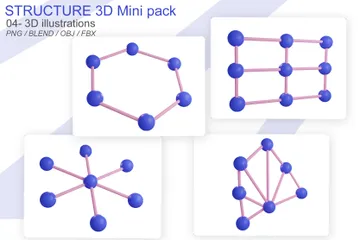 Structure 3D Icon Pack