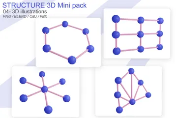 Struktur 3D Icon Pack