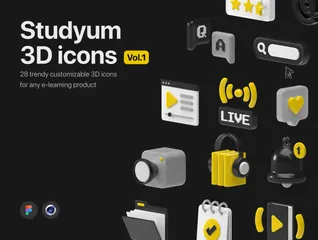 Studyum 3D Illustration Pack