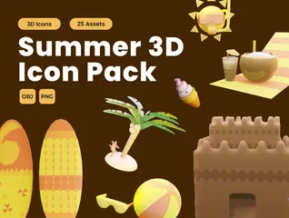 夏 3D Iconパック