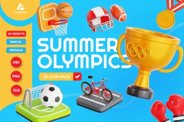 Summer Olympics 3D Icon Pack