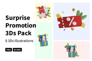 Surprise Promotion 3D Icon Pack