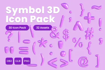 Symbol 3D Icon Pack