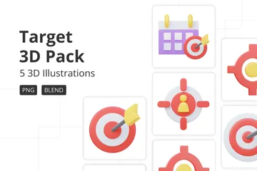 Target 3D Icon Pack