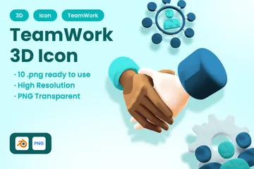 Teamwork 3D Illustration Pack