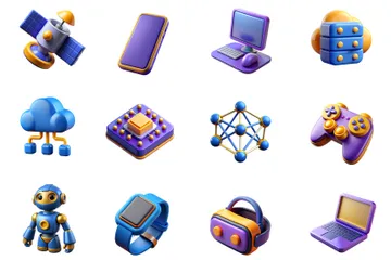 Technologie Pack 3D Icon