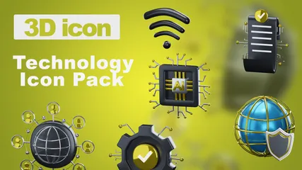 Technologie Pack 3D Icon