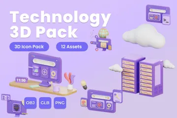 Technologie Pack 3D Icon