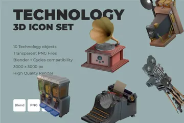 Technologie Pack 3D Icon