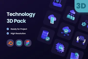 Technology 3D Illustration Pack
