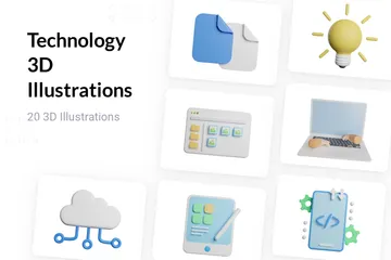 Technology 3D Illustration Pack