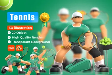 Tenis Paquete de Icon 3D