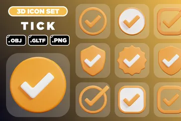 TICK 3D Icon Pack