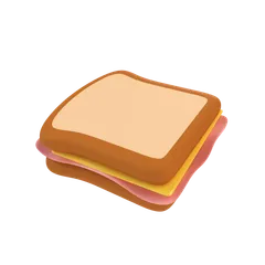 Toast-Frühstück 3D Icon Pack