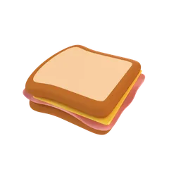 Petit-déjeuner grillé Pack 3D Icon