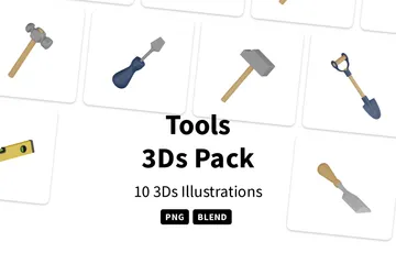 Tools 3D Icon Pack