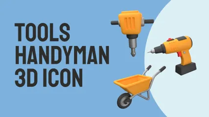 Tools Handyman 3D Icon Pack